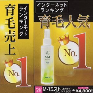 画像: 送料無料 M-1 ミスト 男性用 120ml